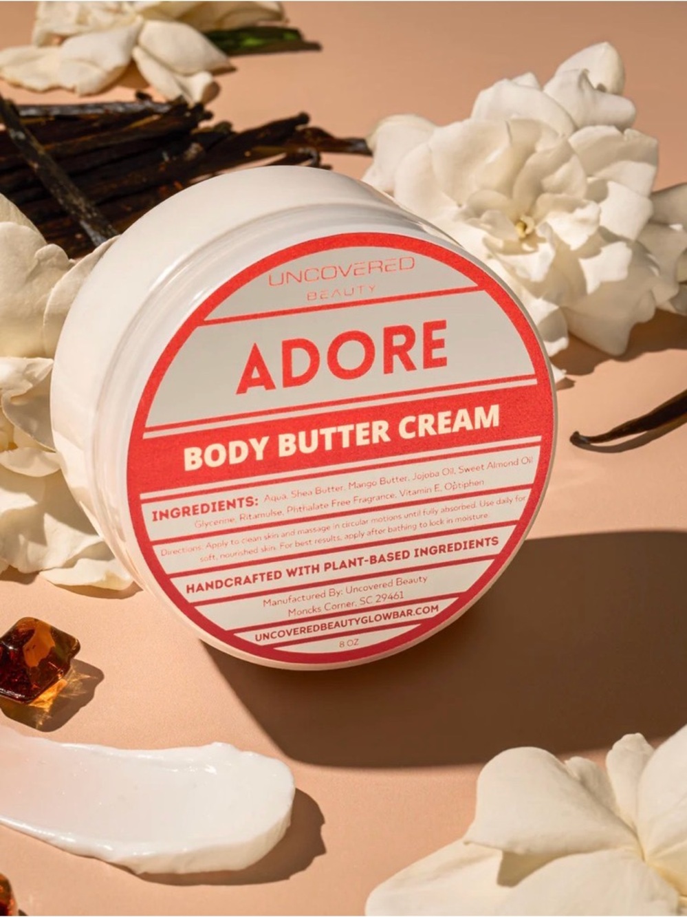 Uncovered Beauty ADORE Body Butter Cream - Inspired by Bvlgari’s Baciami